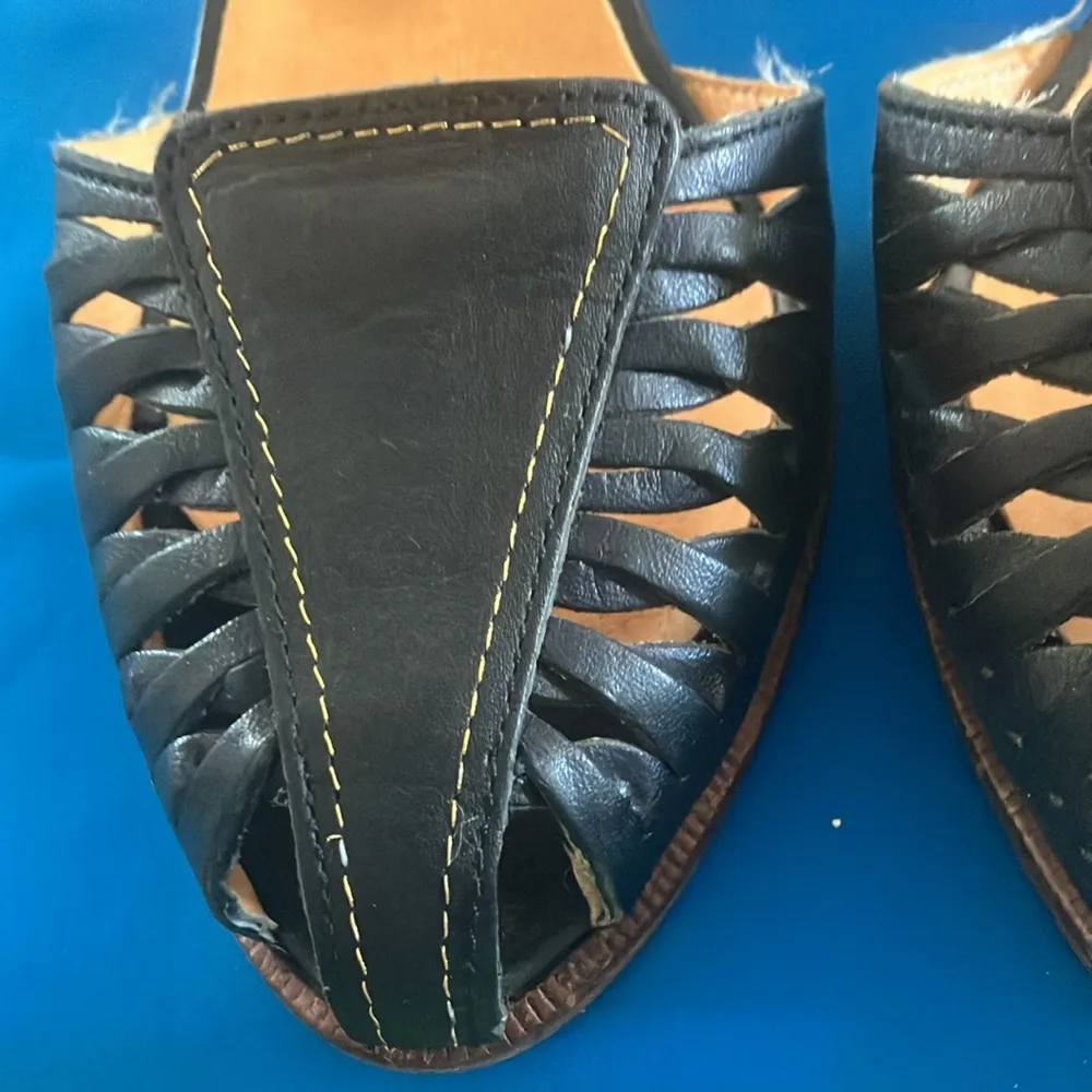 Connie Leather Women's Sandals 8m Size 8 - Image 2