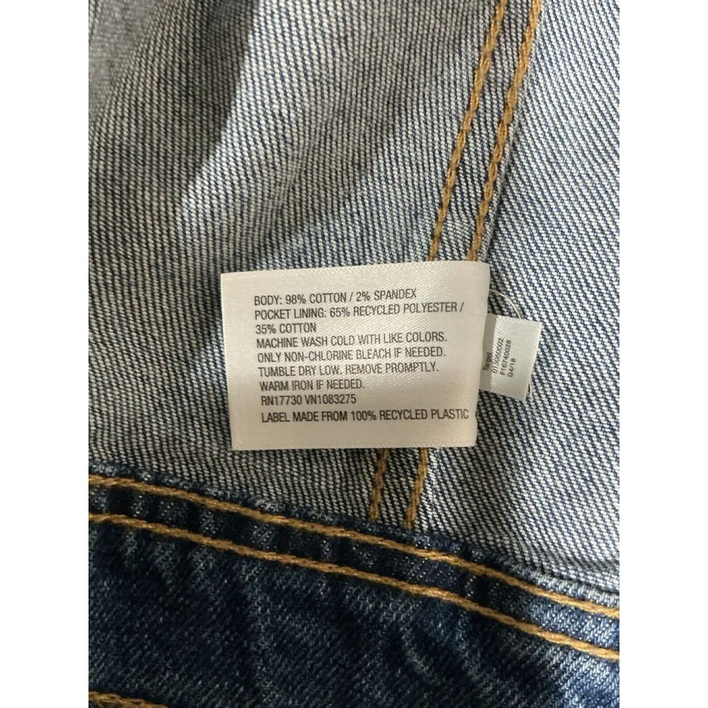 Woman’s Universal Thread Freedom Born Small Denim Jean Jacket - Image 4