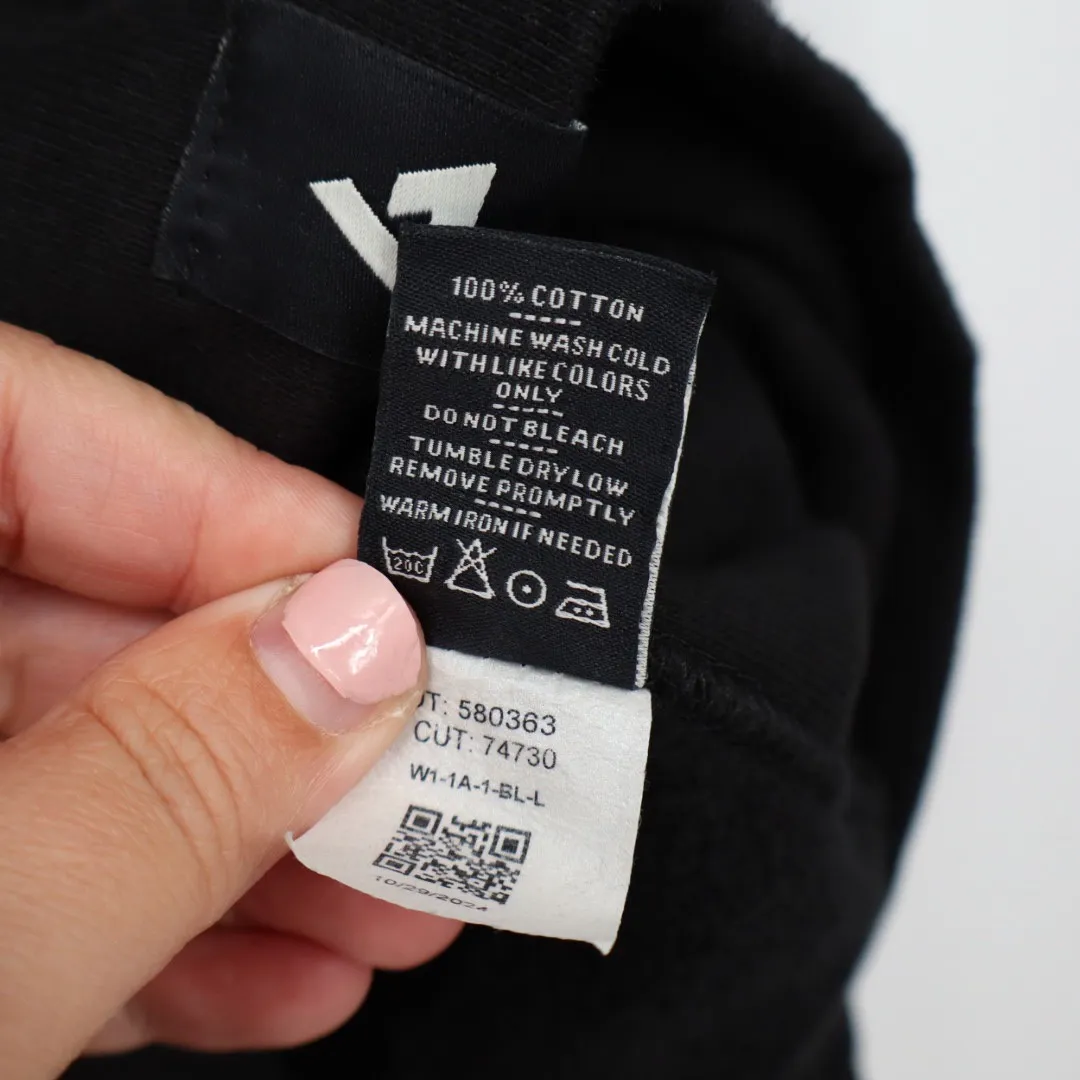 American Giant Womens Black Full Zip Hoodie Sweatshirt Sportswear L Size L - Image 6