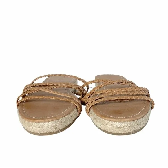 NEW Madewell The Kathryn Espadrille Slide Sandal Tan Leather Women’s Size 6.5 - Image 10