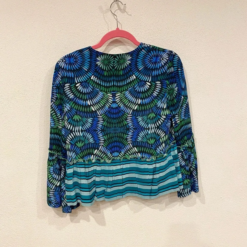 Anthropologie Blank Annette Printed Jacket Size Small EUC - Image 5