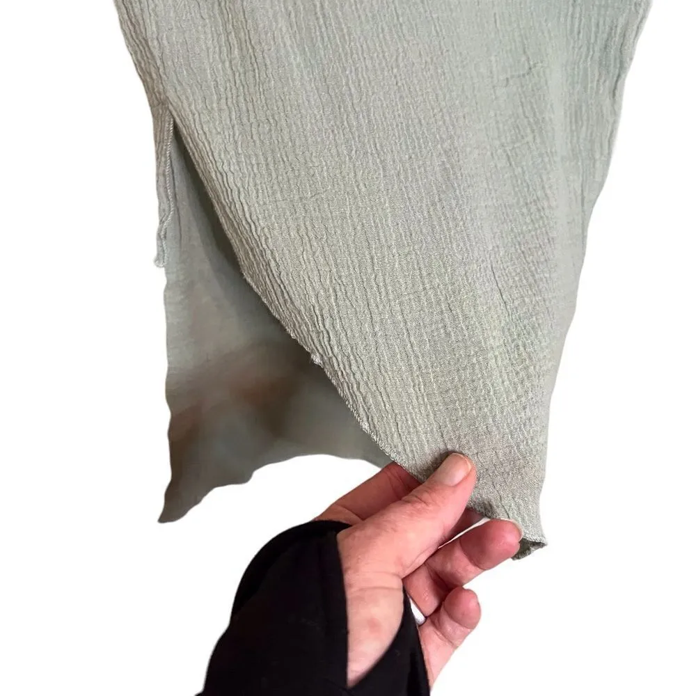 Soft Surroundings Super Soft Sea Foam Green Pant Slit Ankle Size Extra Large XL - Image 5