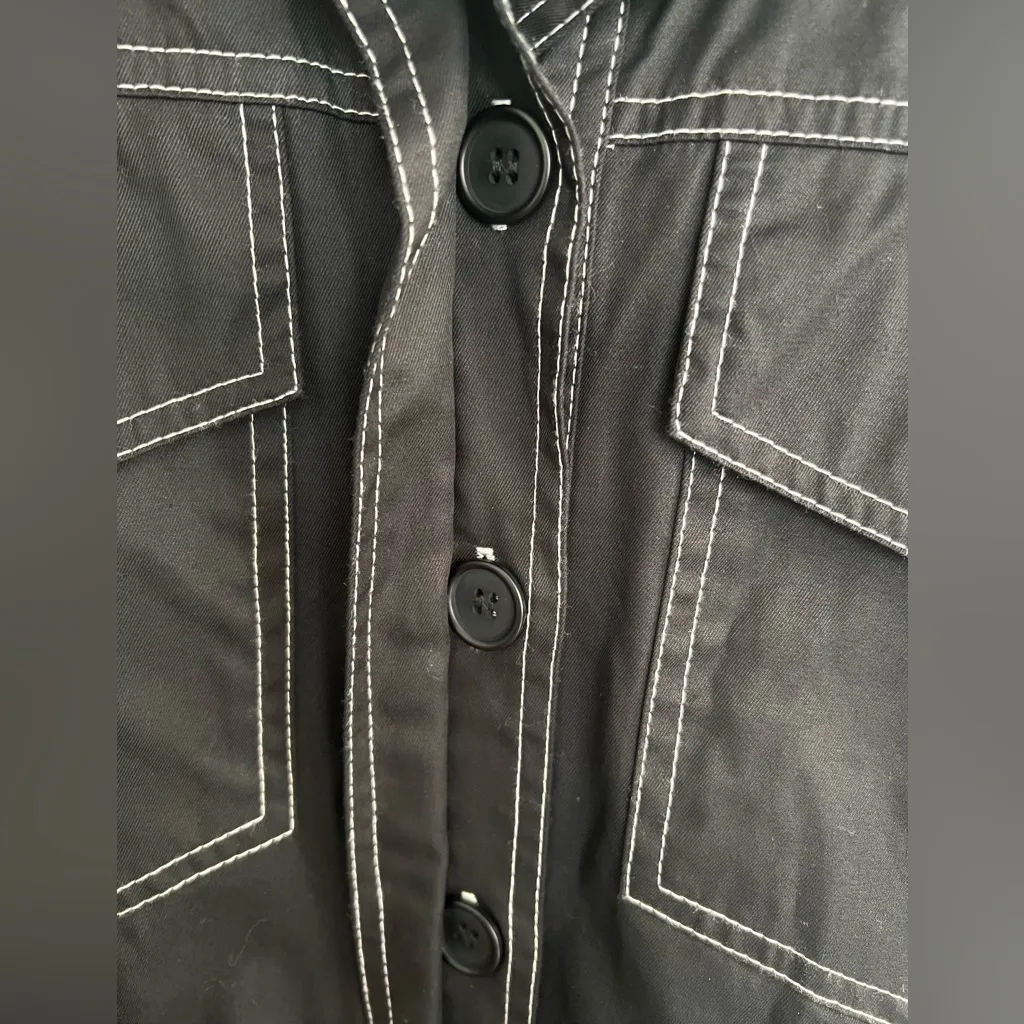 NWOT Orseund Iris Work Wear Belted Jumpsuit In Black Size Small. Kylie - Image 13