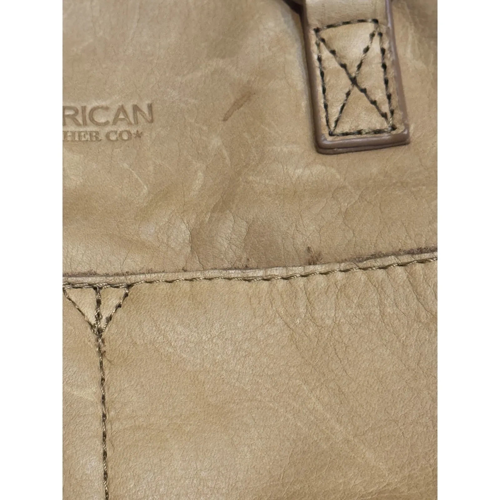 American Leather Co. Carrie‎ Dome Satchel Bag Purse - Image 5