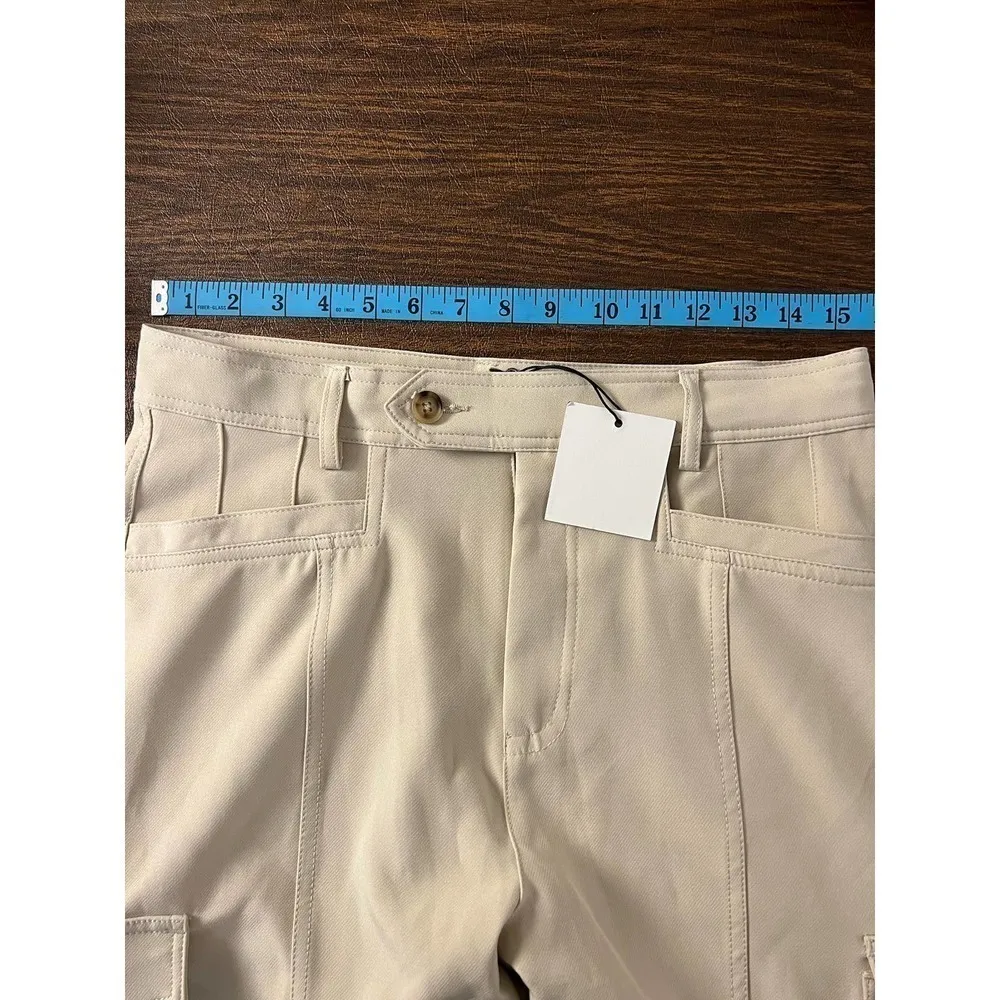 CRESCENT Alta Beige Utility Cargo Pants NWT Size Large - Image 8