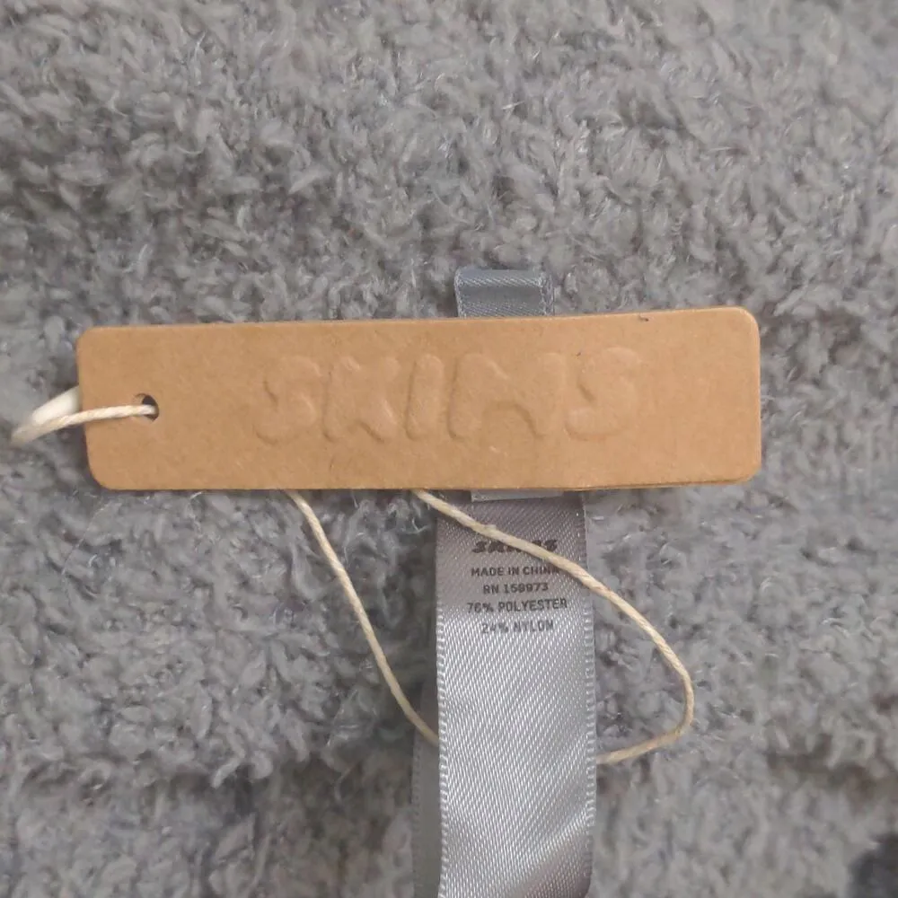 Skims Cozy Knit Jogger Smoke Gray Knit Loungewear Boucle S/M - Image 8