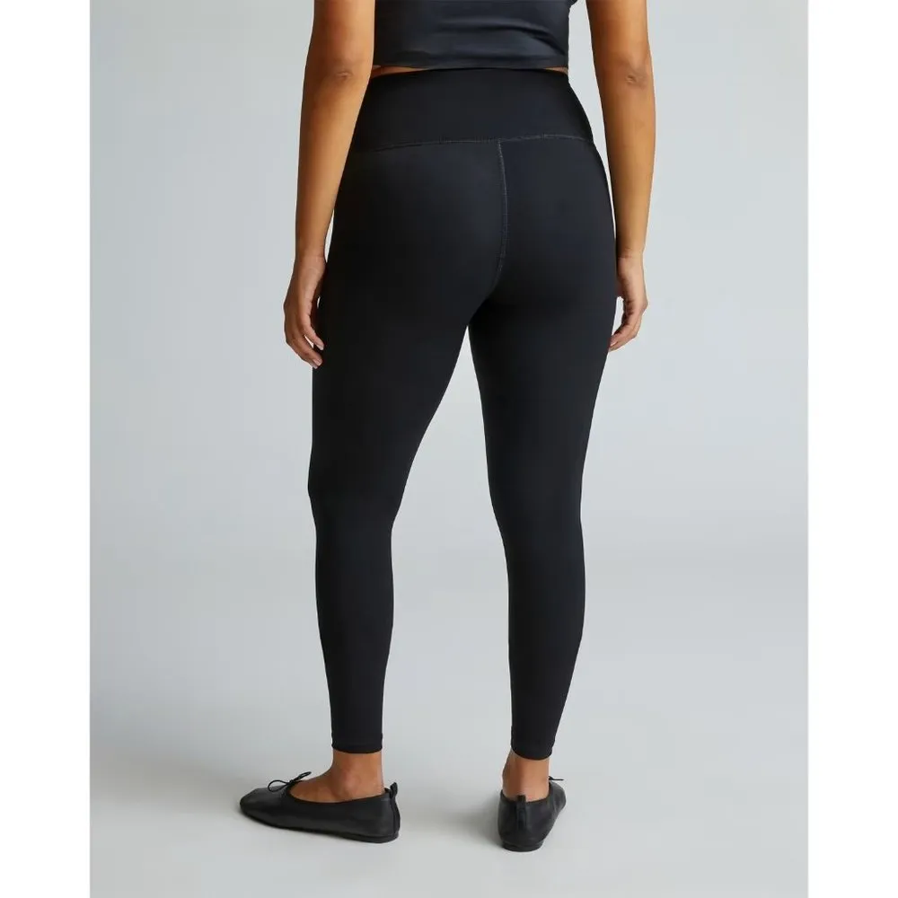 Everlane Womens The Perform Legging Ankle Length Stretch Black M - Image 2