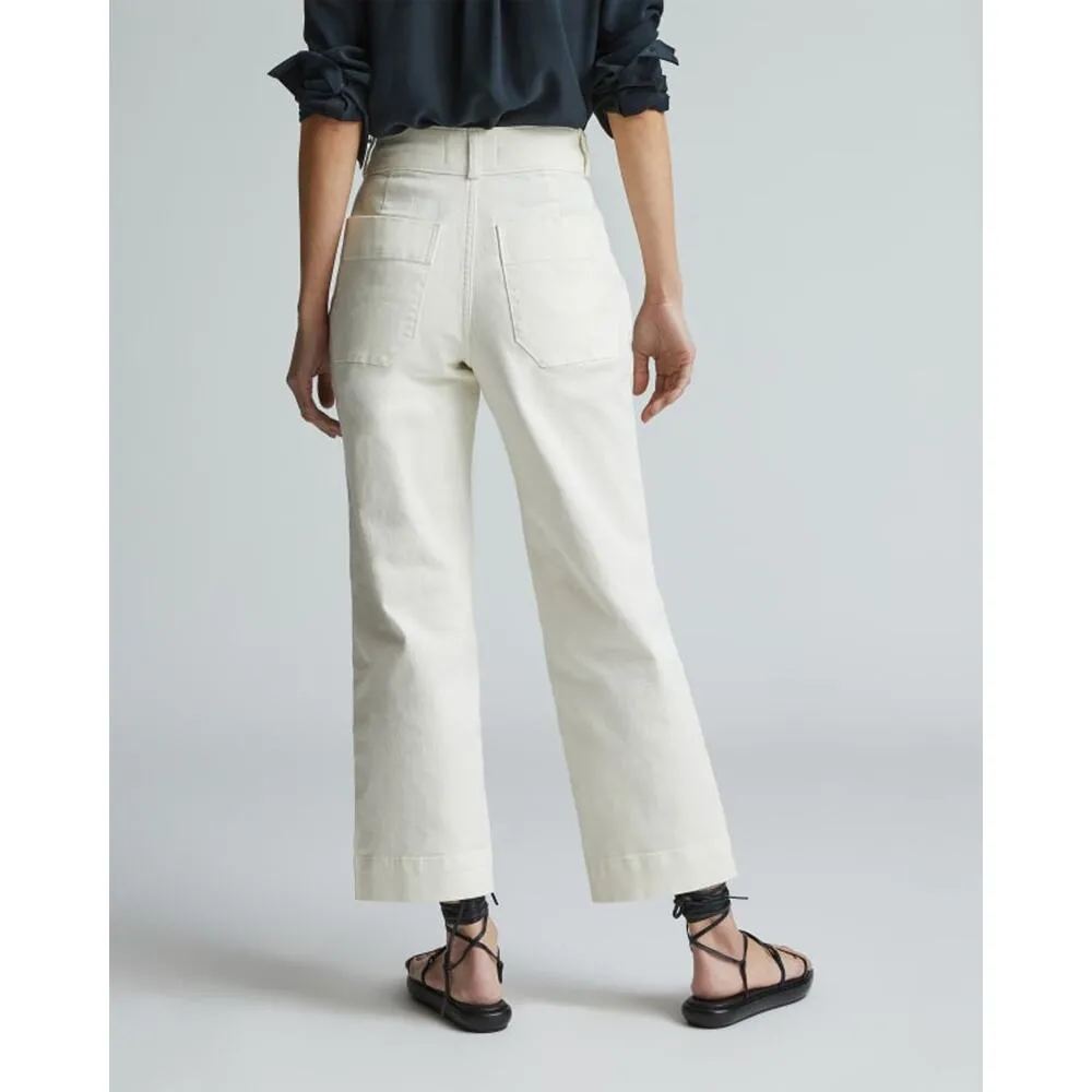 Everlane The Organic Straight-Leg Pant in Bone 8 NWT - Image 7