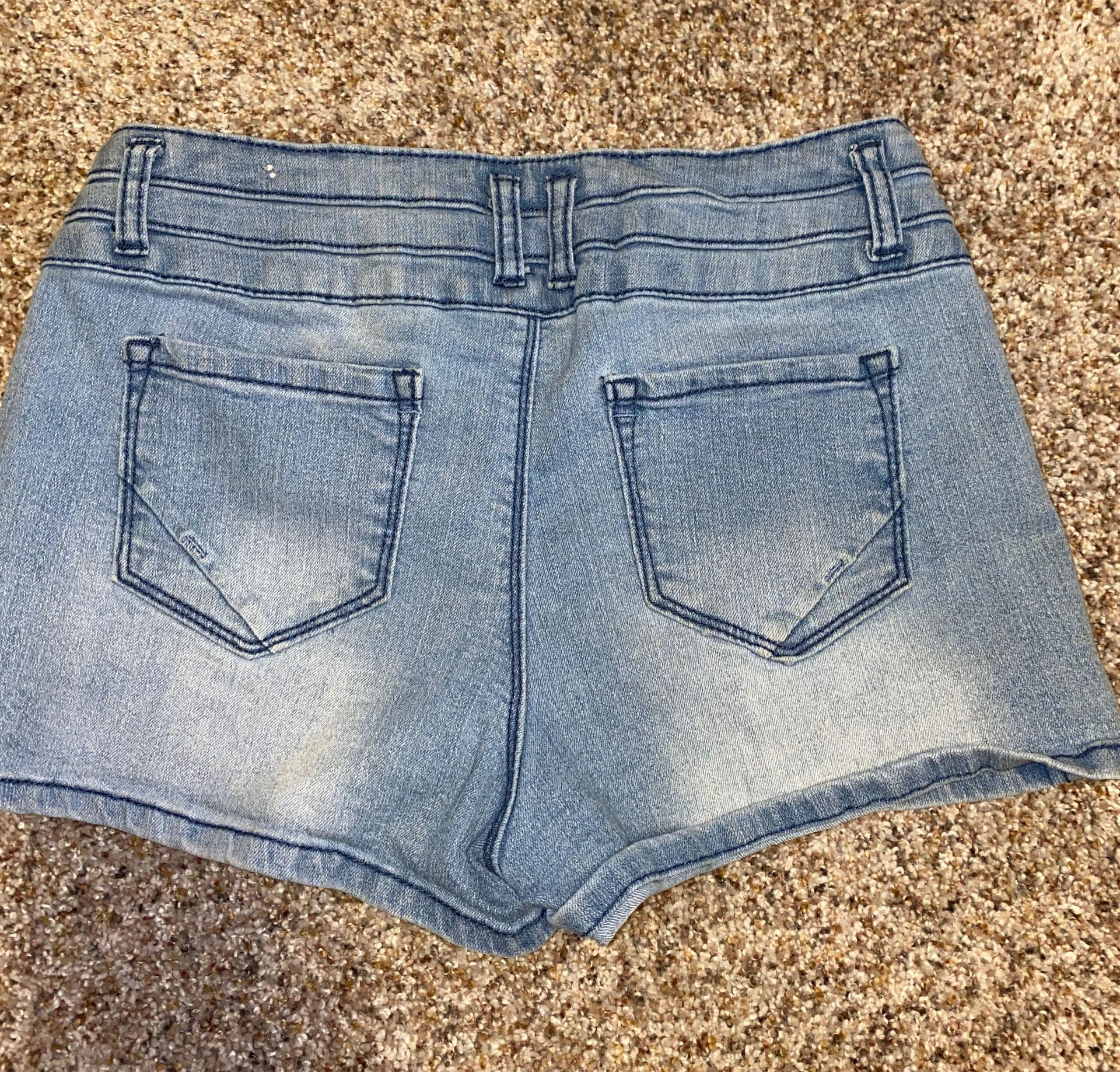 Blue Spice Jean Shorts - Image 2