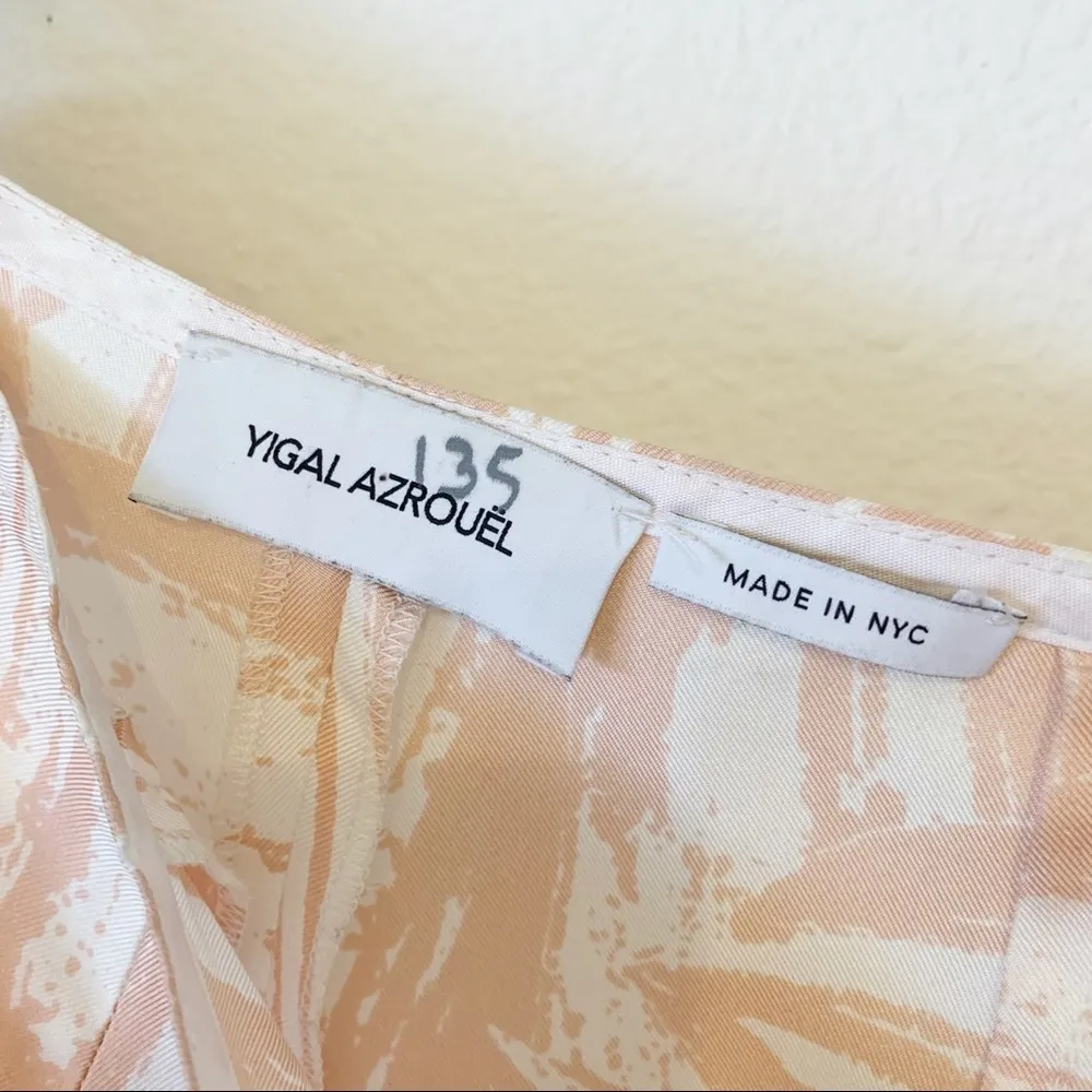 Zigal Azrouel Peach Pleated Shorts - Image 8