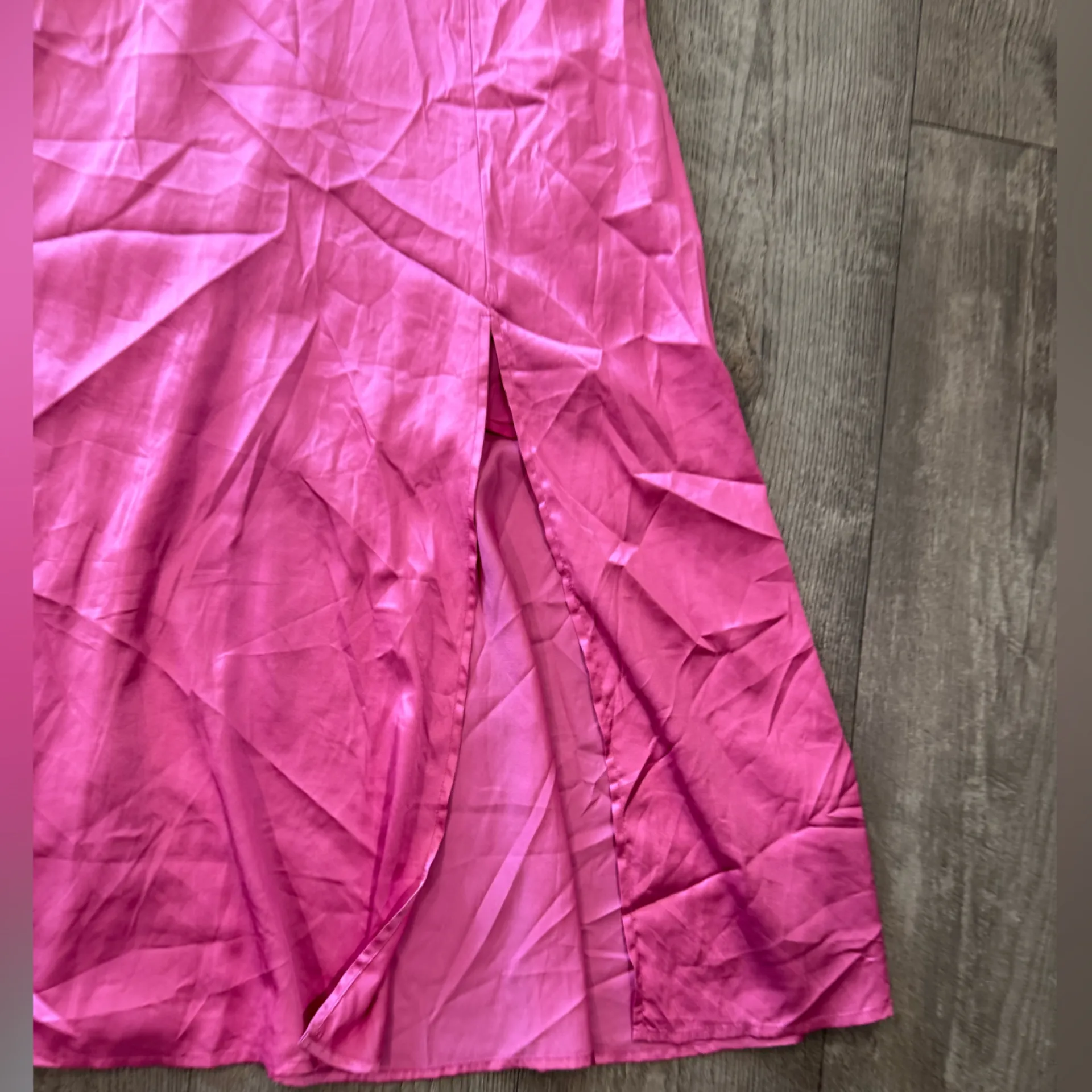 ASTR  Pink Satin Chemise - Image 9