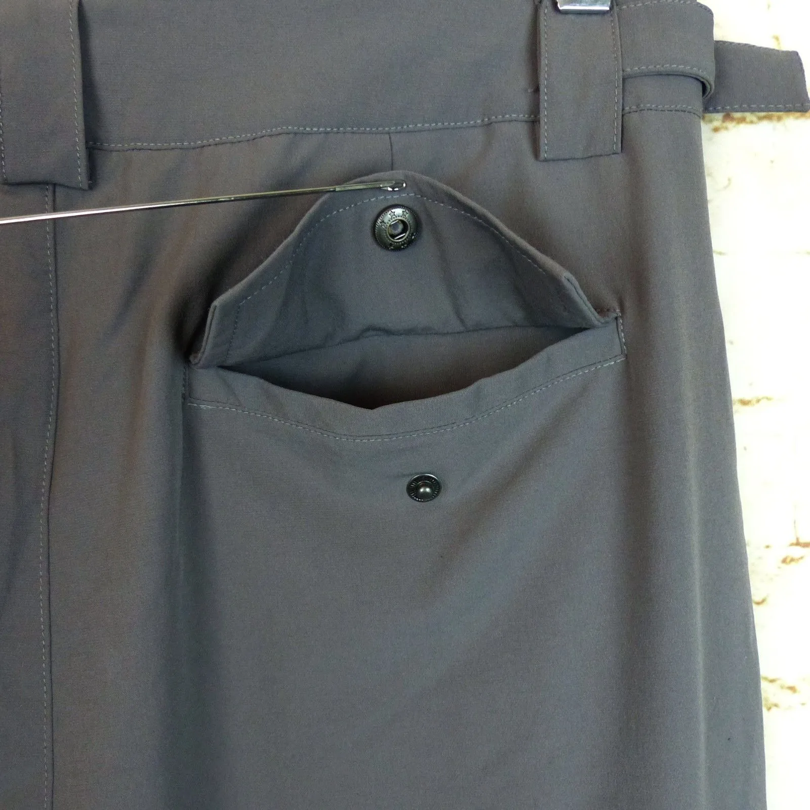 Dolls Kill dELiAs Gargo Pants Womens M Gray Empire Mind Relaxed Utility DuneCore - Image 10