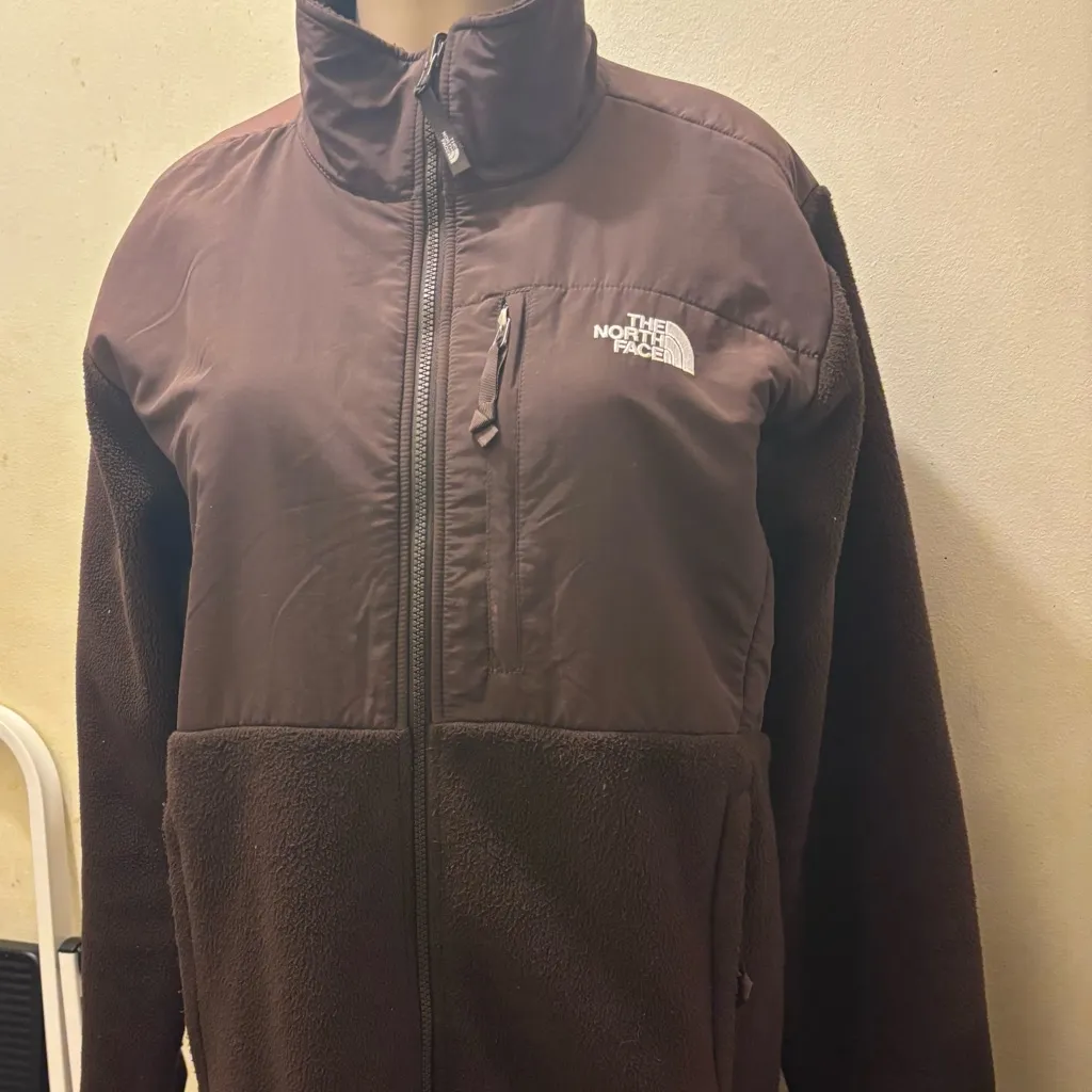 The North Face Dark Brown Fleece Jacket - Image 9