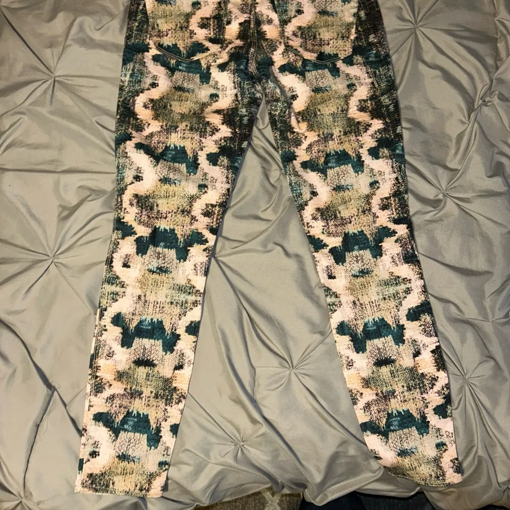 Madewell Skinny Skinny Ankle Snakeskin Print Pants size 25 - Image 7