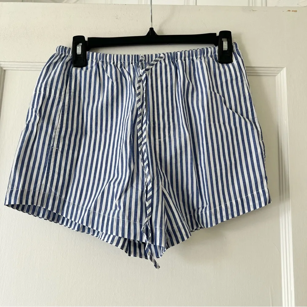 Drawstring Pull-On Shorts in Pure Blue Size XXSmall NWT 100% Cotton - Image 7