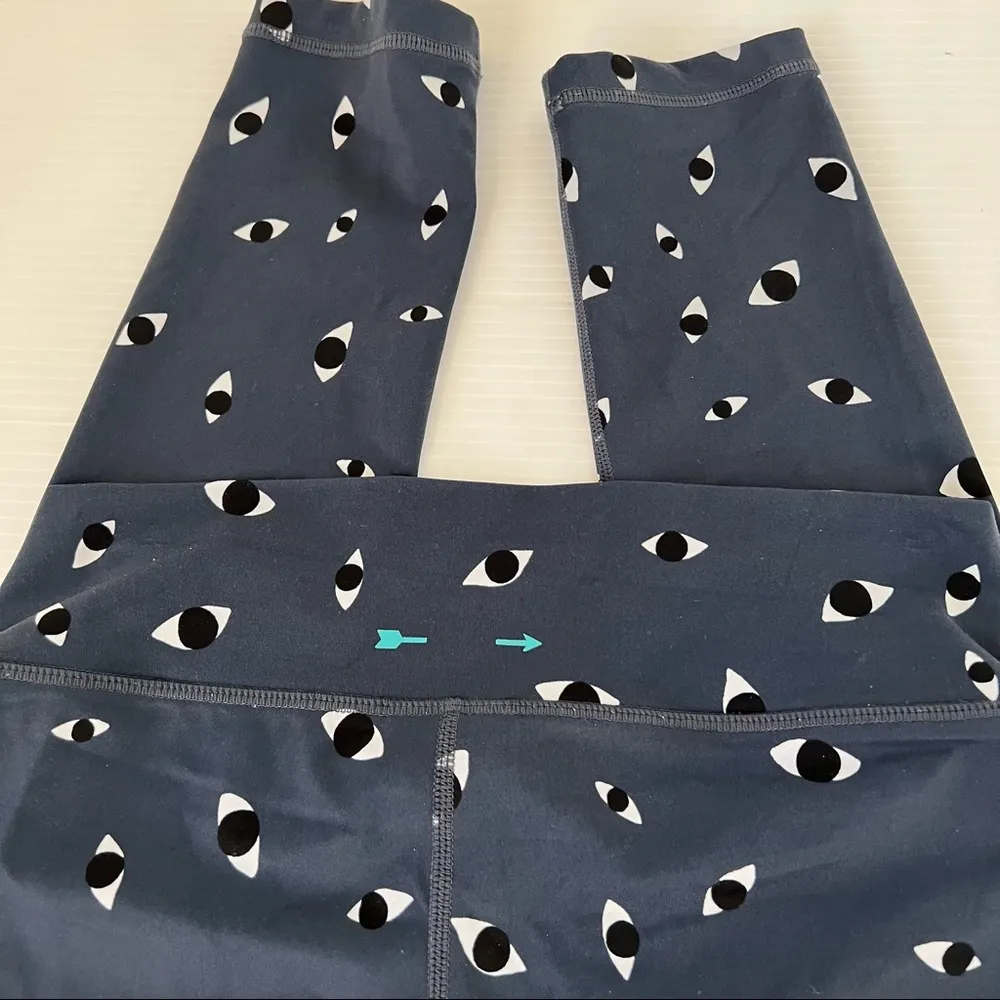 The Upside Mirada Eye Print High Waist Performance Leggings, S - Image 5