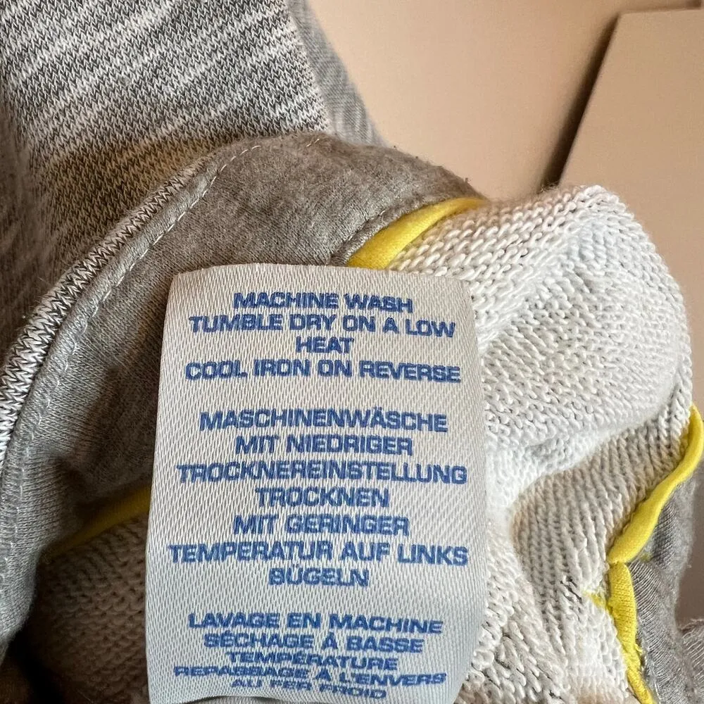 BODEN Cowl Neck Pull Over Double Pocket Popover Drawstring Sweater Size 8 / M Gray Size M - Image 8