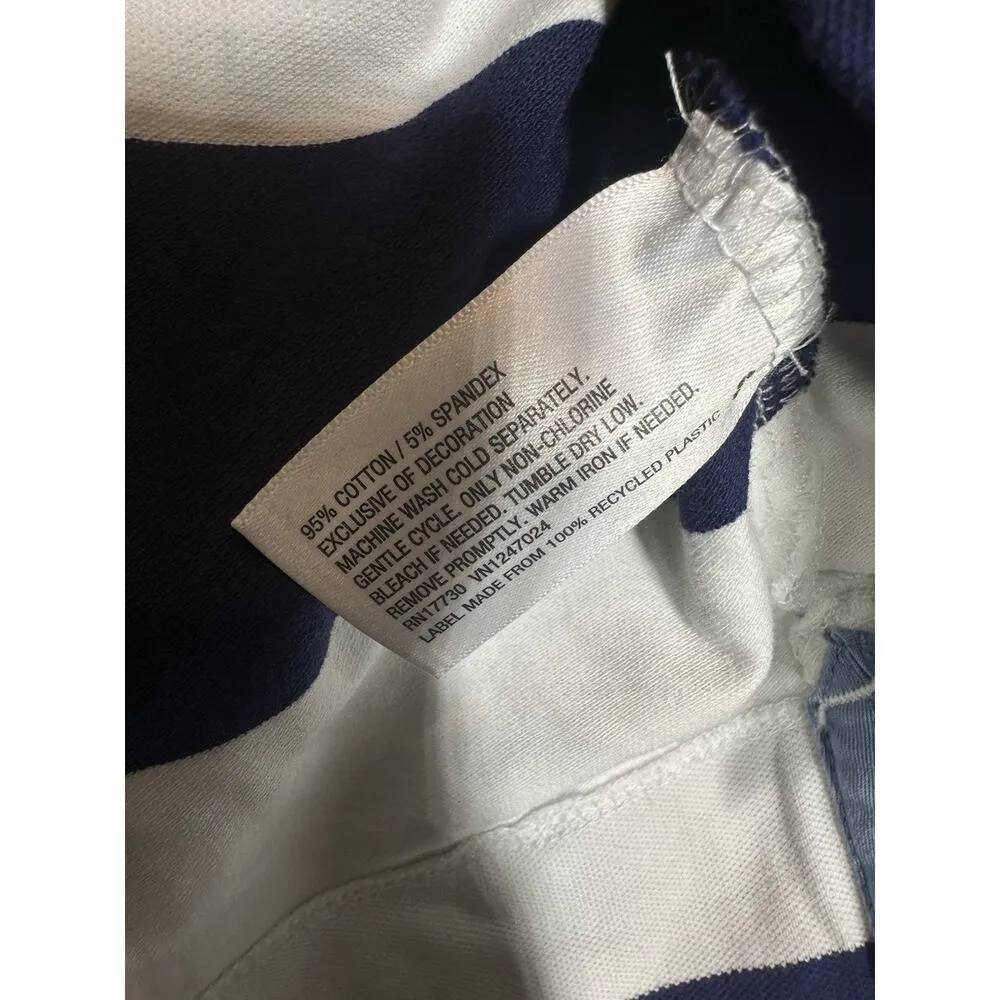 Vineyard Vines Dress Women's XS Target Shift Navy White Striped Nautical Preppy - Image 6