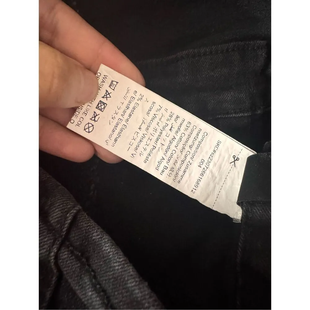 Shein Black High Waist Skinny Jeans – Size 26 Small Black - Image 4