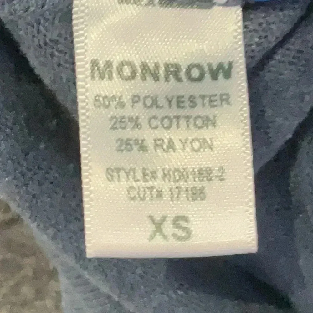 MONROW Blue Camo Stars Sweatshirt Long Sleeve Dress Women’s Size XS Black - Image 8