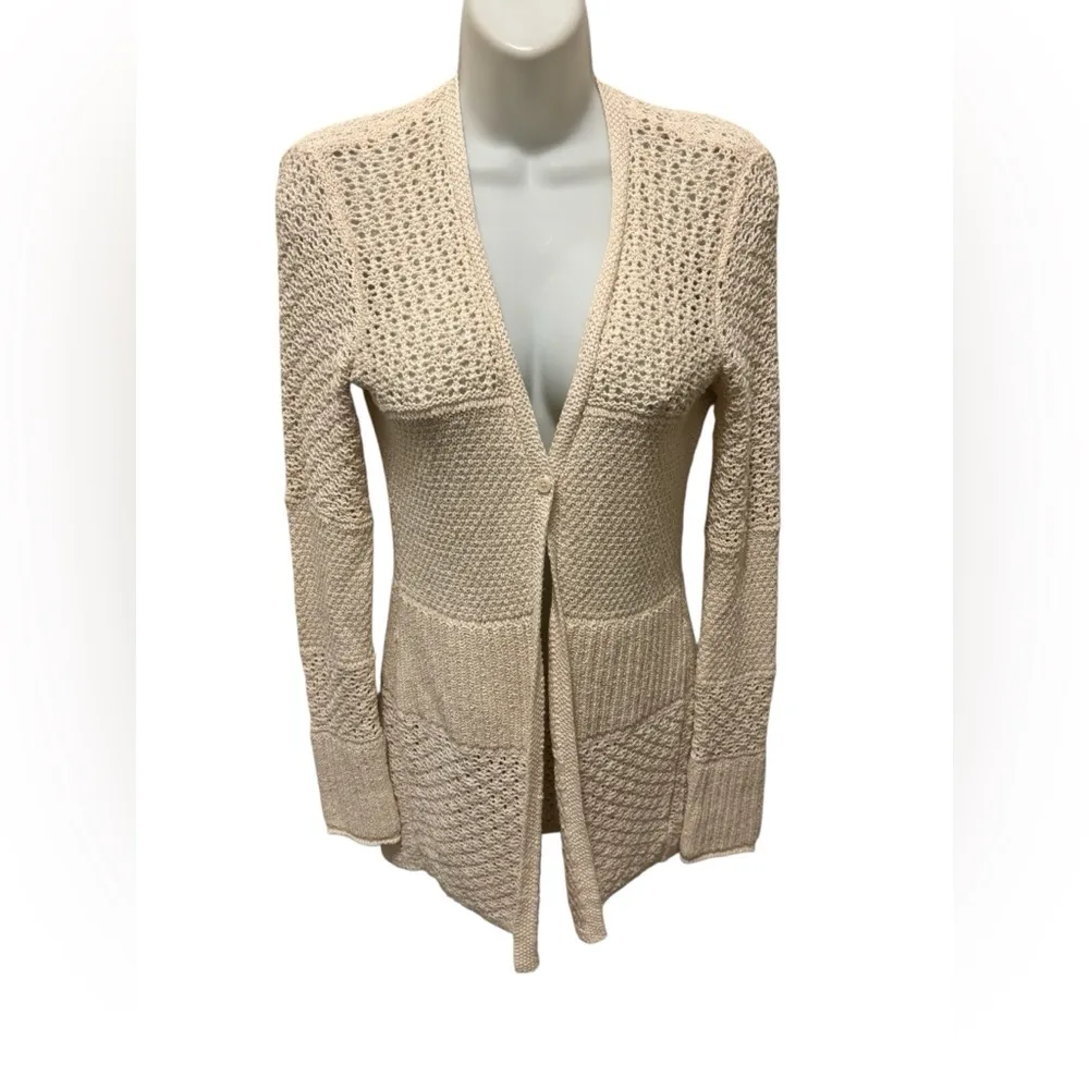 AE American Eagle Y2K  Fairy Duster Crochet Grunge Mid Length Cardigan Sz S - Image 2