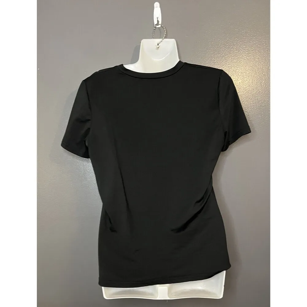 Thou Shall Not Try Me Shirt Womens Extra Small Black Graphic Tee Mood 24:7 Funny Size XS - Image 4