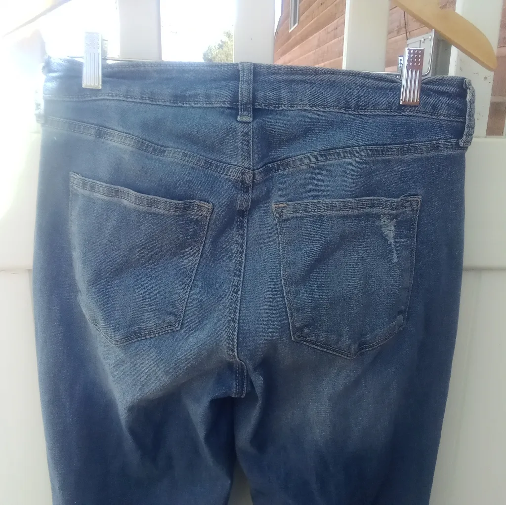 Sonoma Women's Straight Leg Jeans - Blue 8R - Image 8