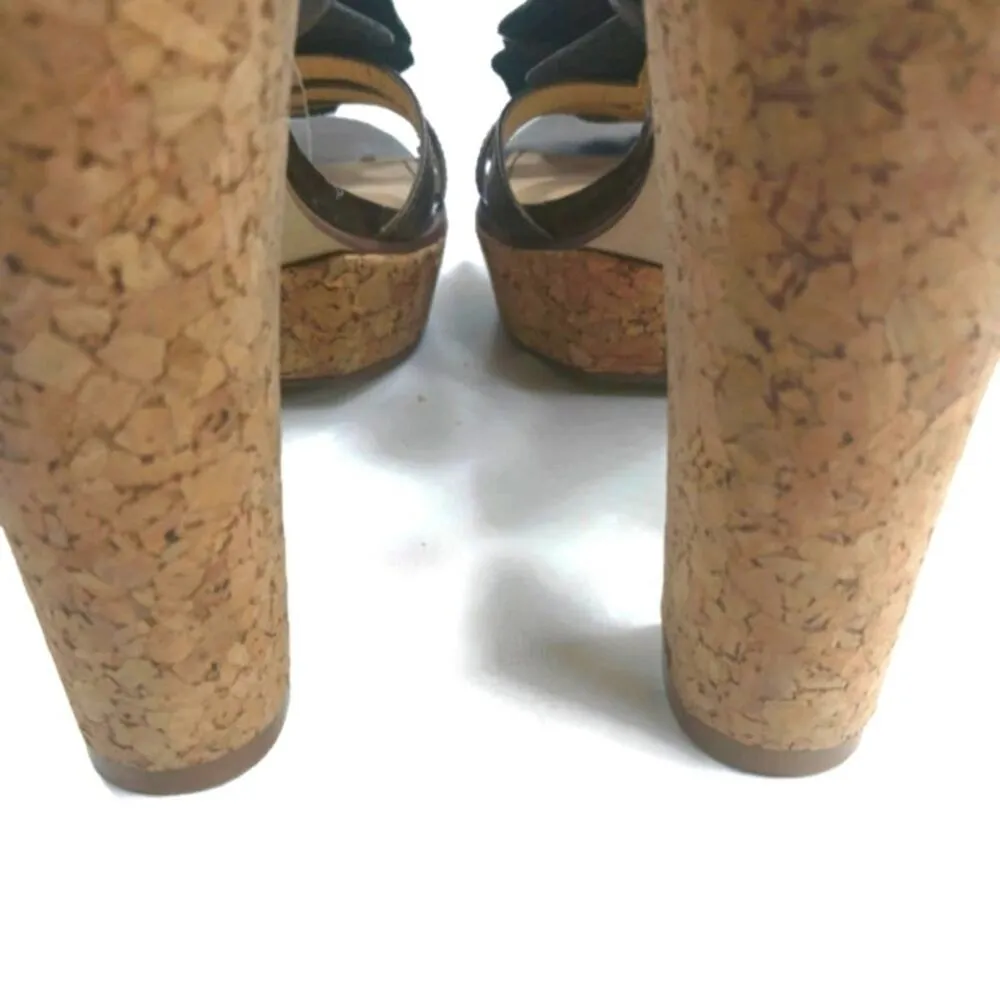 SS1486 EUC Marc Fisher Cork Sandals size 8.5M - Image 9