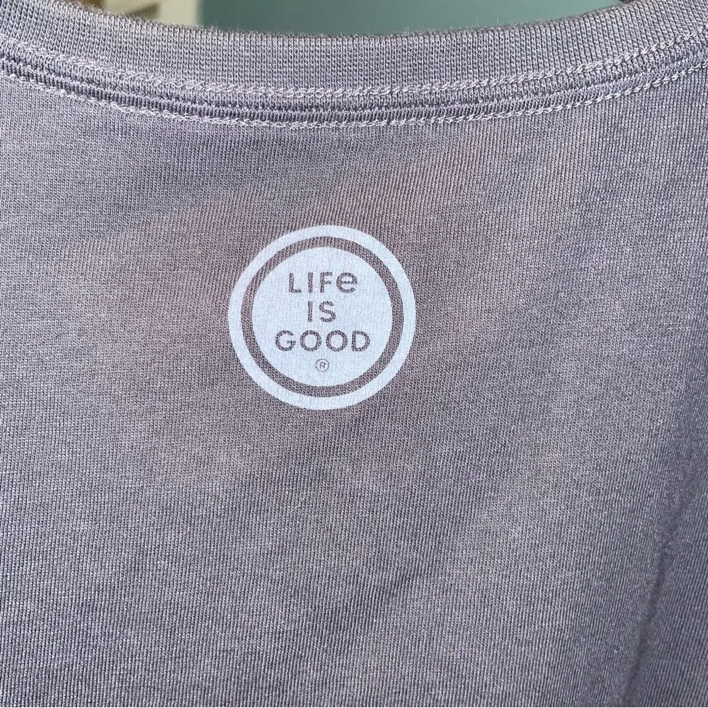 Life Is Good Good Day Short Sleeve Crew Neck Crusher Tee Size Medium - Image 8