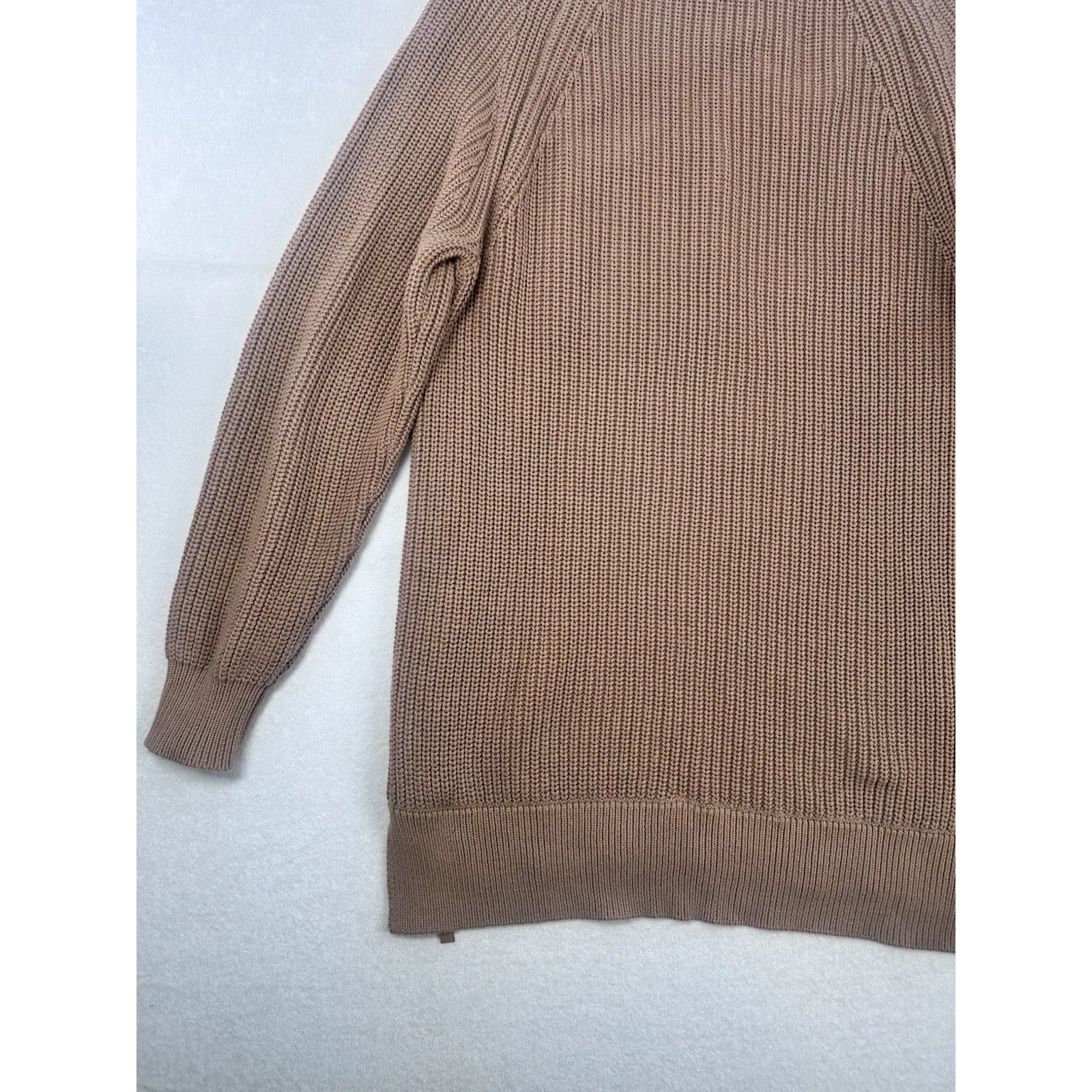 Varley Matteson Knit Pullover Sweater Brown Size Small M - Image 6