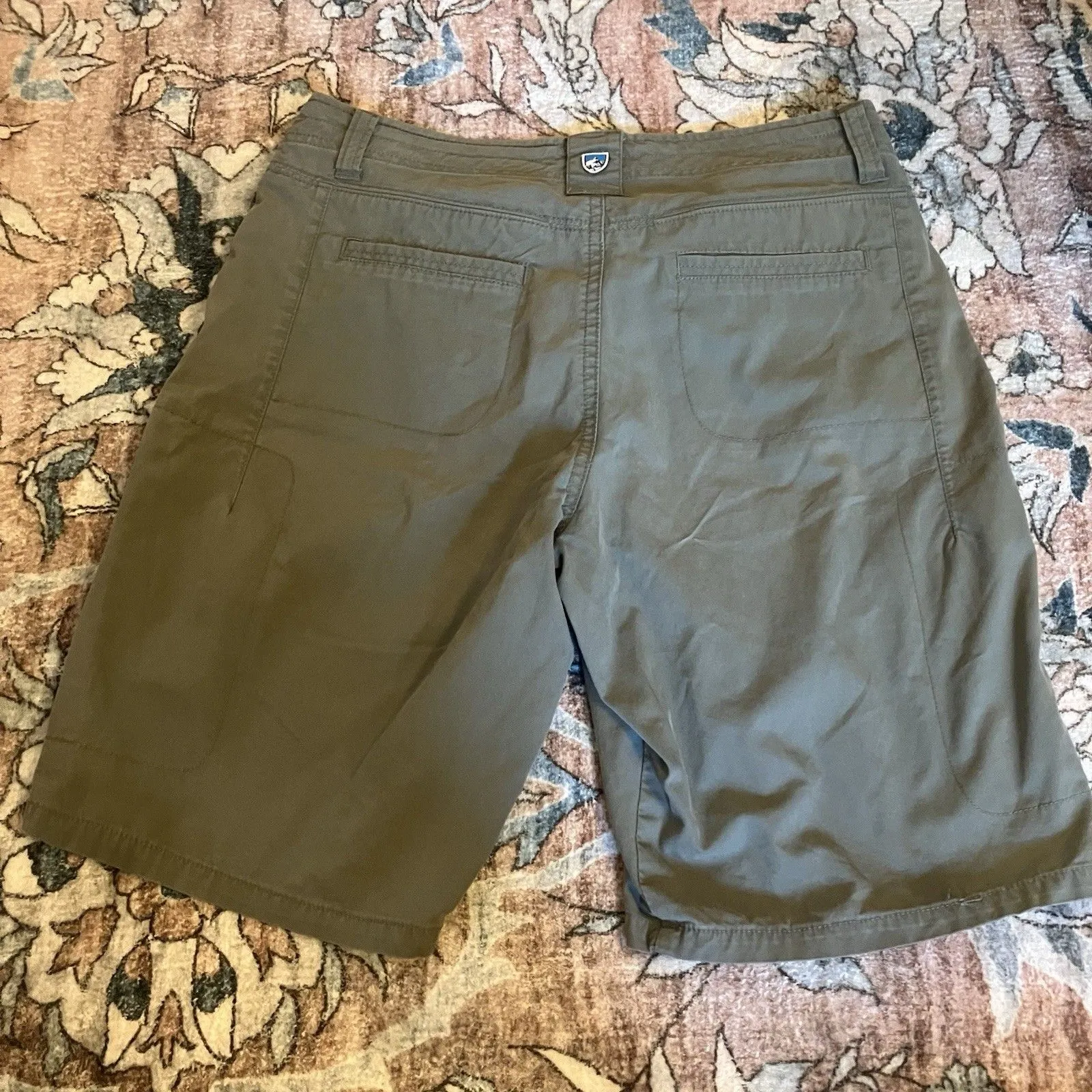 Kuhl Shorts Womens 6 Green Splash 9.5 Inseam Hiking Cargo Outdoor Camping Trail - Image 7