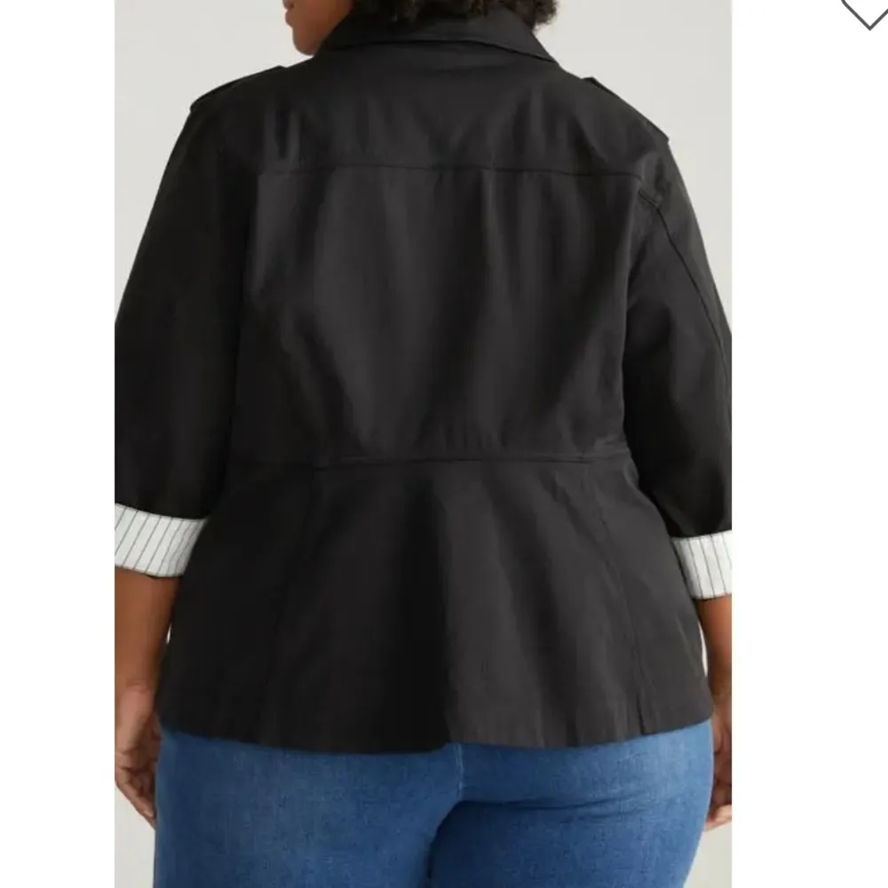 Universal Standard Upstate Stretch Cotton Blend Twill Manor Jacket size 14/16 - Image 3