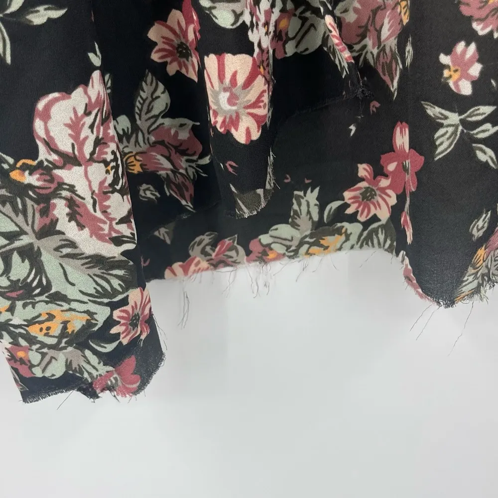 Live 4 Truth Boho Floral Black Kimono Size Medium - Image 5