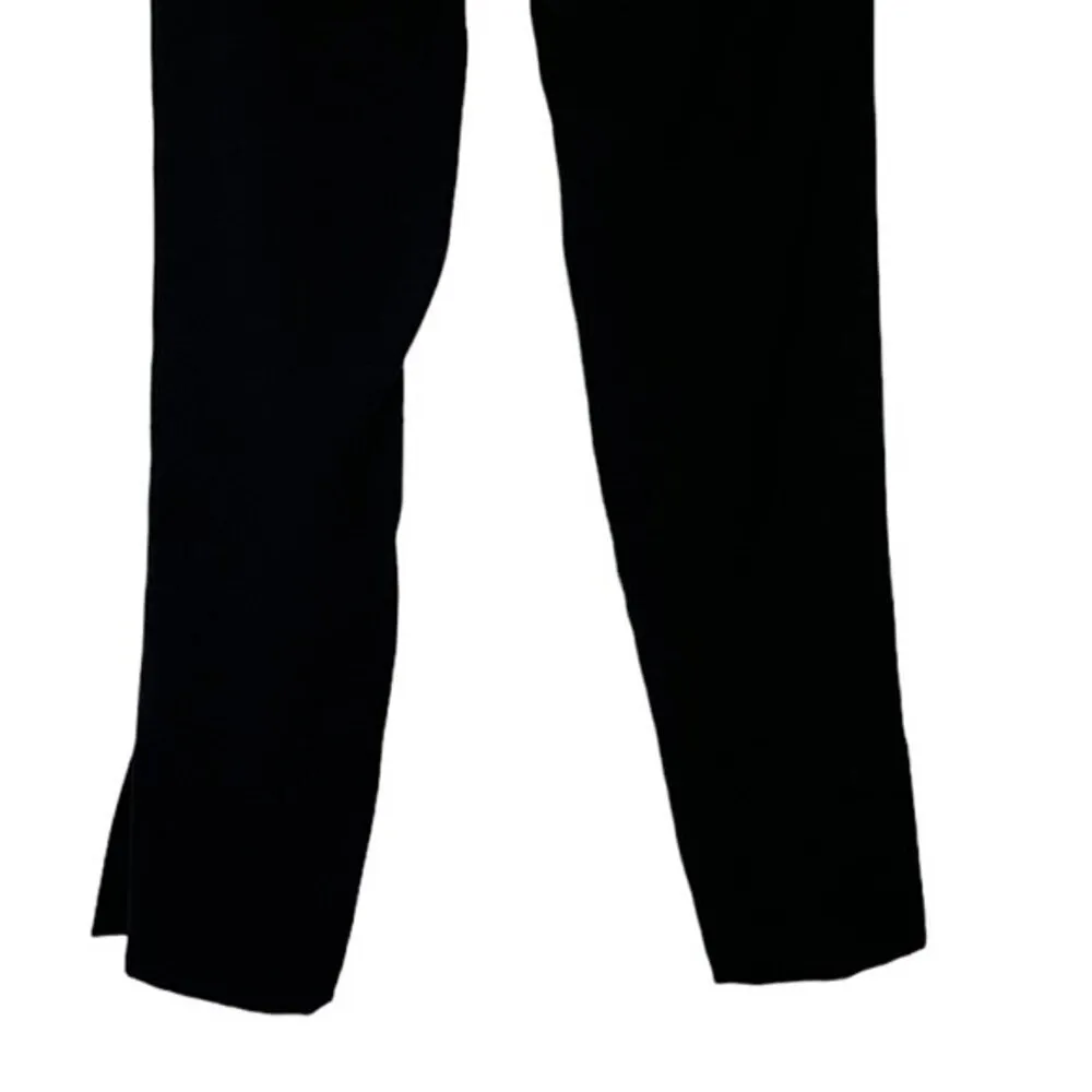 Nili Lotan Cropped Slouchy Pants Black Women’s Size 0 Elastic Waist Pleated - Image 10