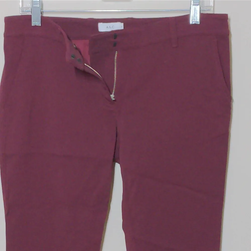 A.L.C. Javier Split Hem Pants in Sangria – Size 8 – NWT - Image 5