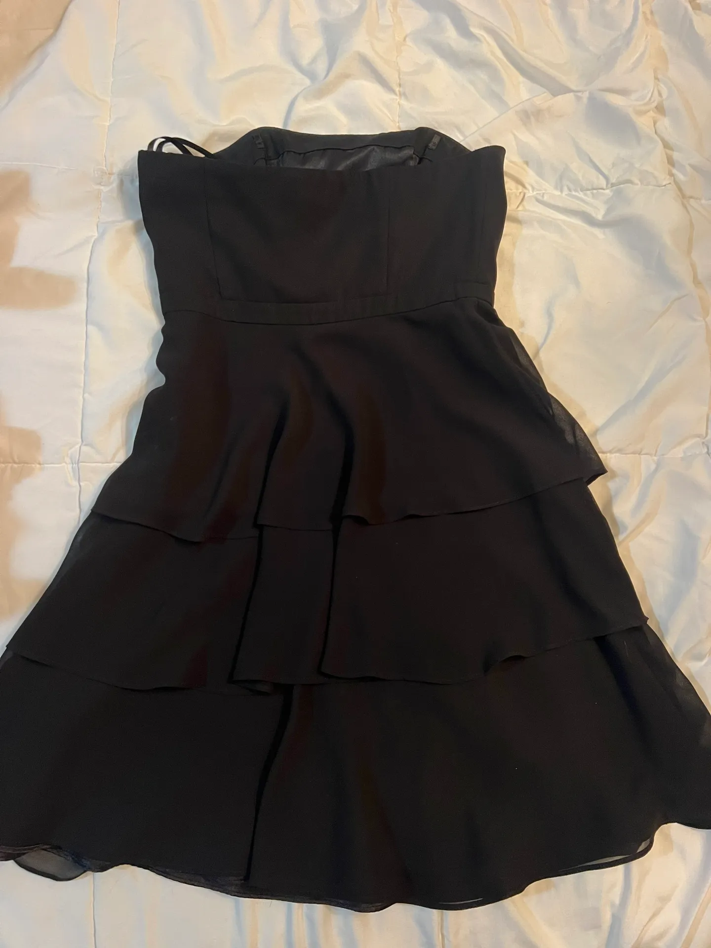 , Black Mini Dress - Image 2