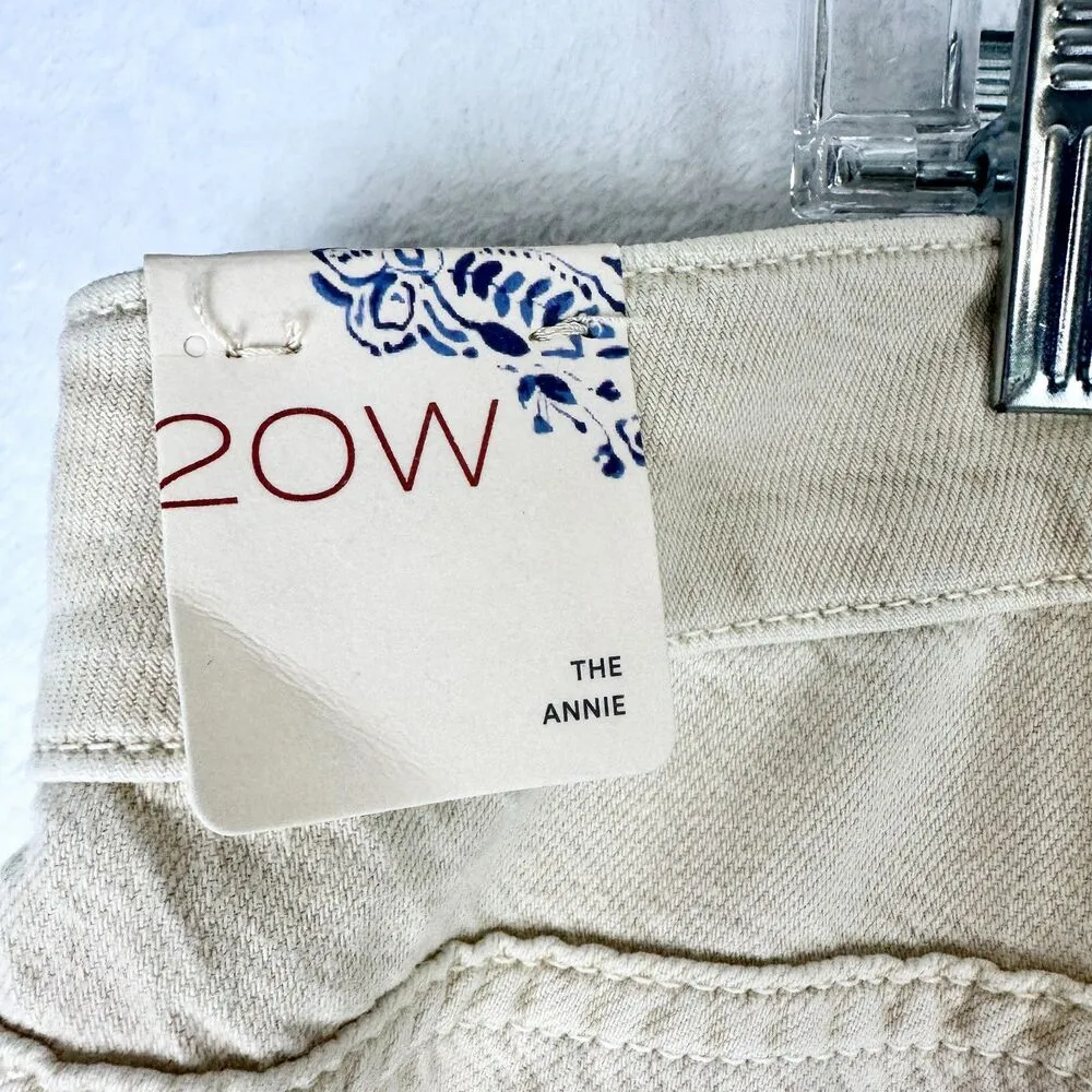 Anthropologie Pilcro The Annie Wide Leg Jeans Size 20W NWT Natural Khaki - Image 11