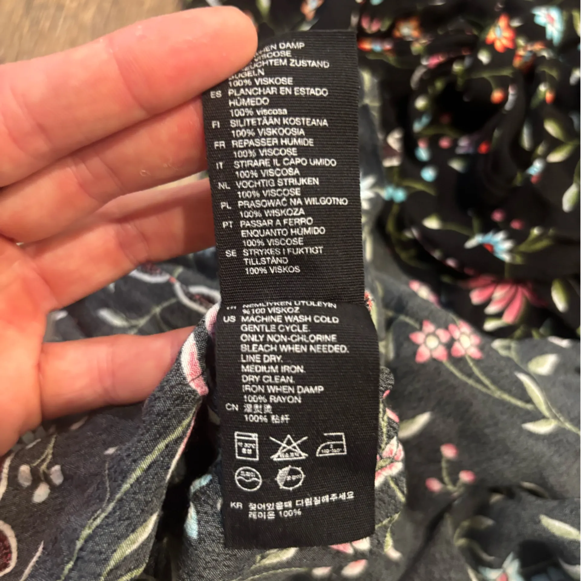 & Other Stories Los Angeles Atelier Dark Floral Mini Dress Sz 6 | Romantic Boho - Image 4