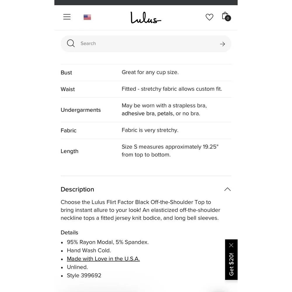 Lulus Womens Bodysuit Size Small Flirt Factor Black Off-the-Shoulder Top - Image 4