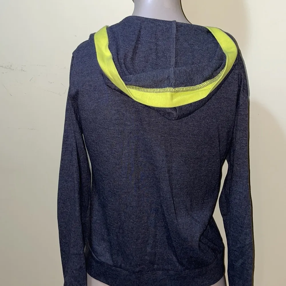 Womens GW Sport Zip Up Sweater Gray - Image 3