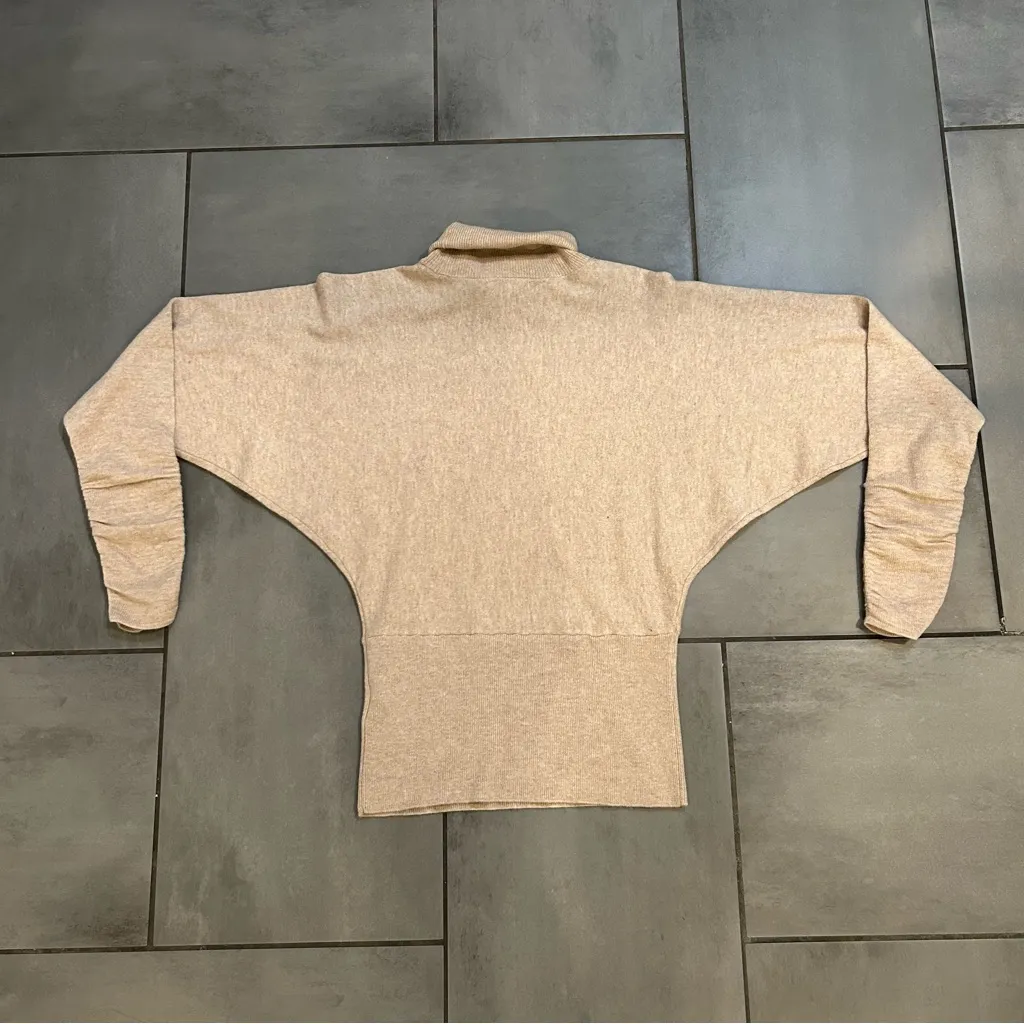 Reiss Frankie Ruched Sleeve Sweater - Image 3