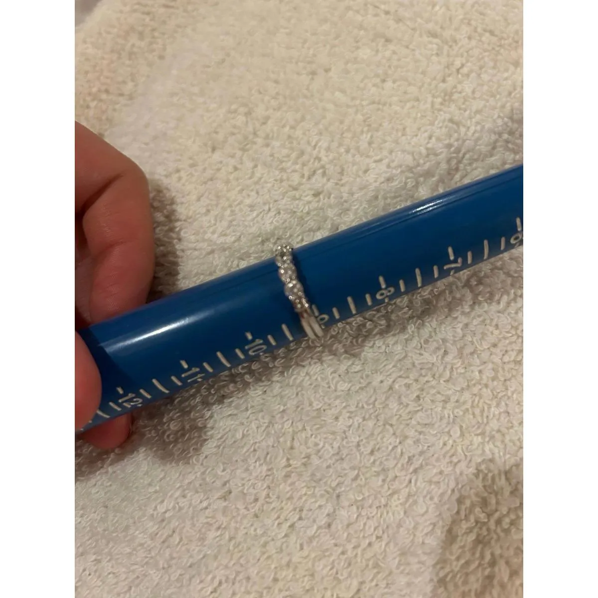 ring band sterling silver 925 beautiful unique size 8 - Image 2