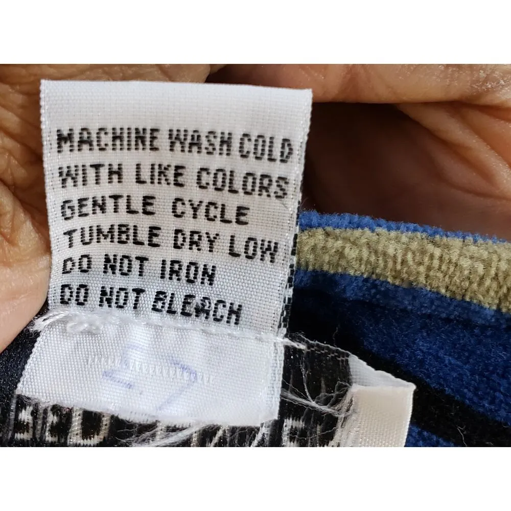 Alfred Dunner Sweater Women Large Multi Striped Long Sleeve Quarter Zip Pullover - Image 6