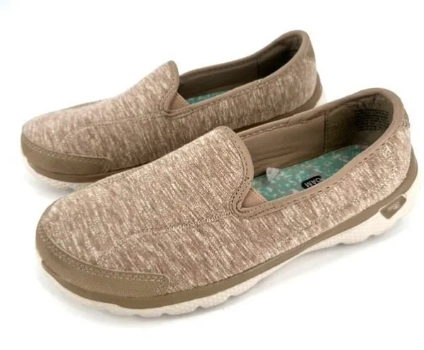 Danskin Now Women's‎ Slip-on Tan Memory Foam Active Shoes Size 9 Cushion Flats - Image 1