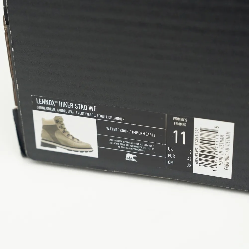 Sorel. Lennox Leather Hiker STKD WP Boot. - Image 3