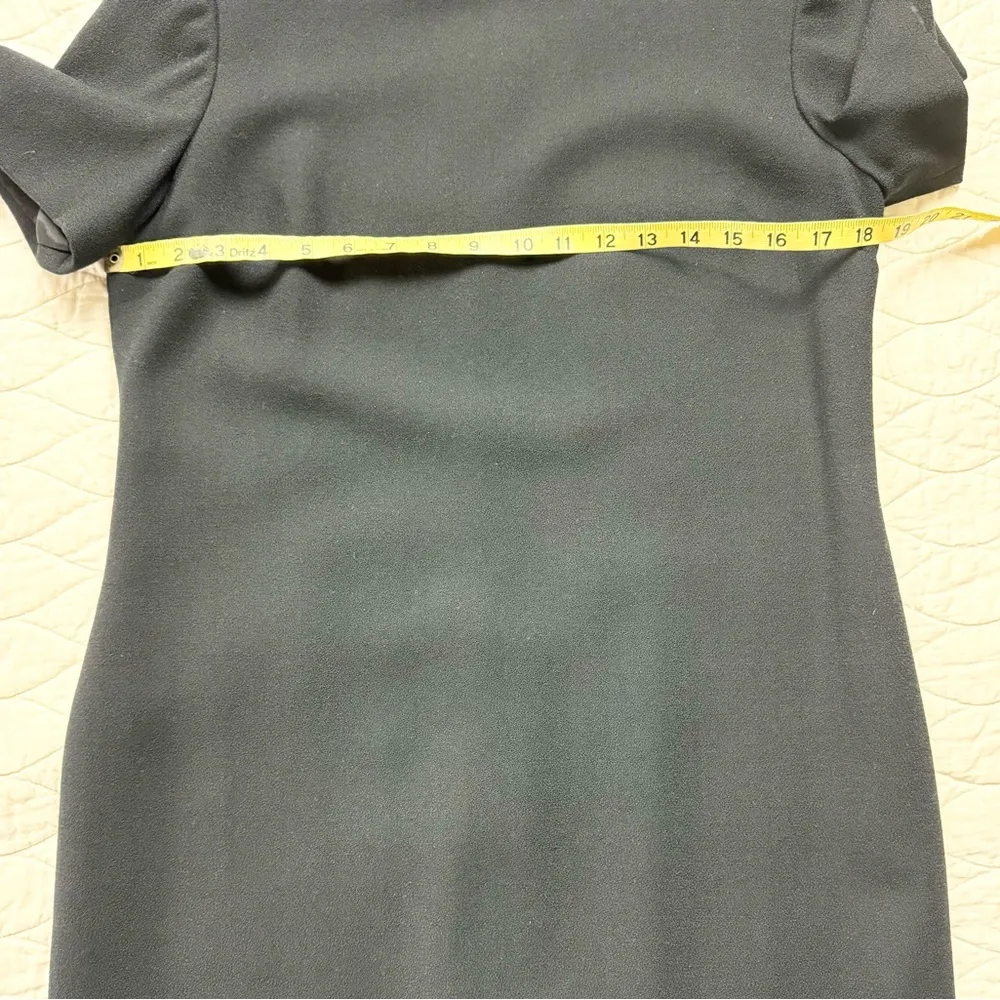 Talbots Vintage Sheath Wool Career Office Work Made In USA Short Sleeve Dress 10 - Image 6