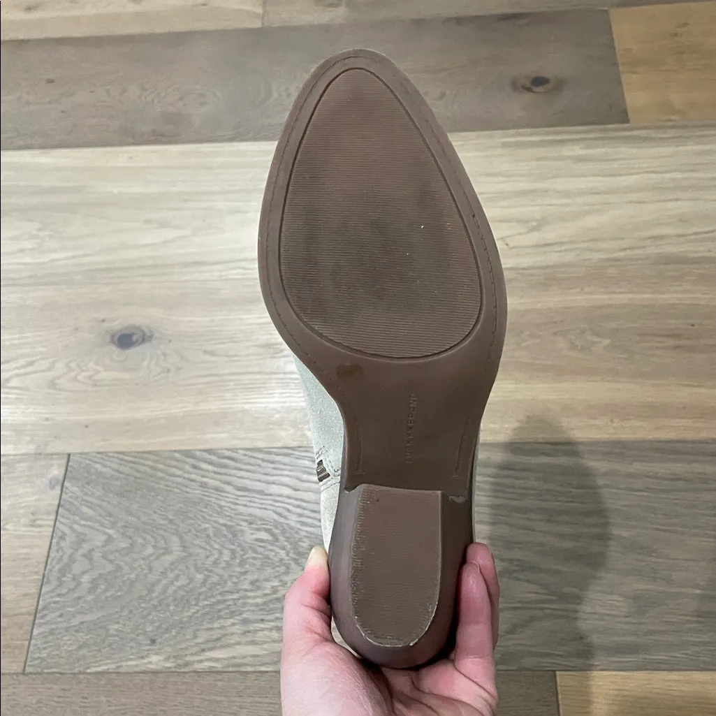 LUCKY BRAND Womens Beige Western Lakelon Almond Leather Booties Size 9 - Image 14