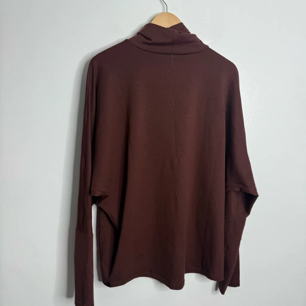 Lululemon Lab Moraine Turtleneck MerinoWool‎ Blend Pullover in Dark Cedar - Image 7