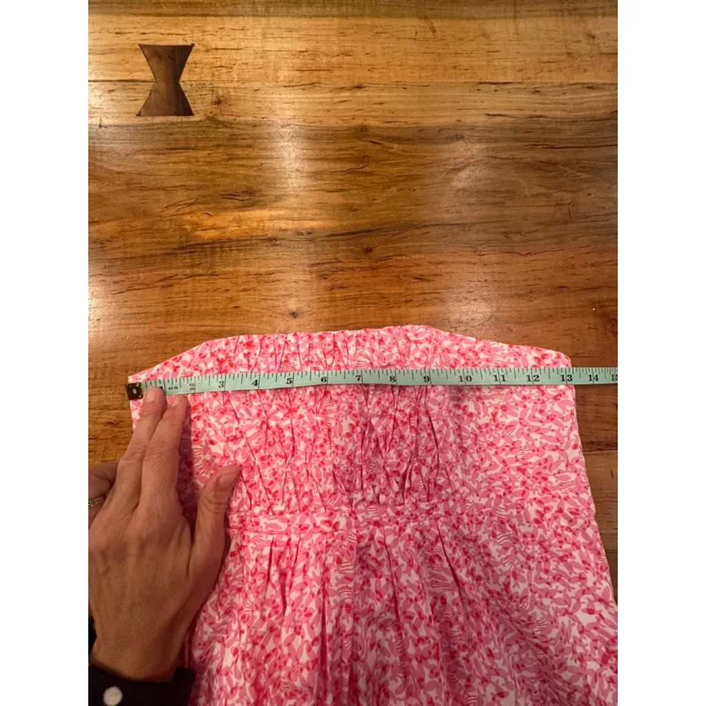 Women's Lilly Pulitzer Strapless Dress Size 0 Pink & White - Image 4