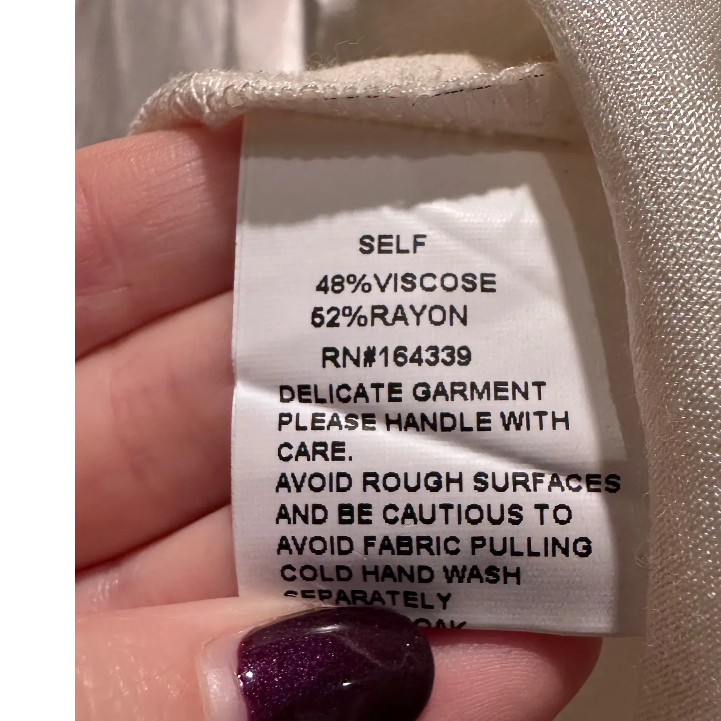 SNDYS Revolve Rising Satin Button Down Shirt Champagne Size 4 - Image 6